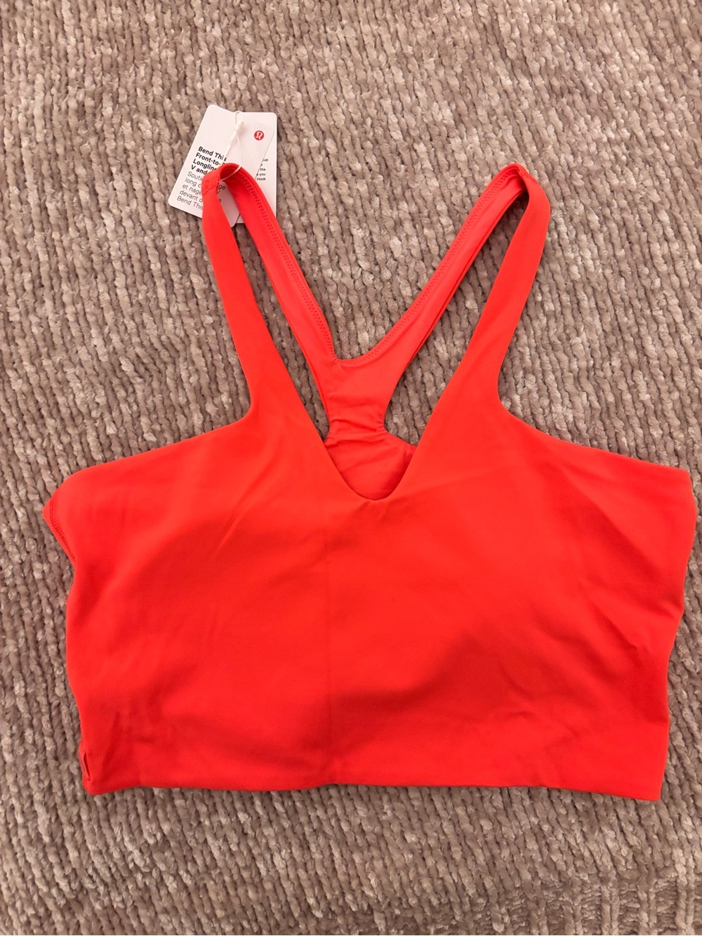 lululemon Bend this V-Neck Seamless Sports Bra